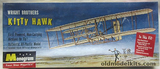Monogram 1/40 Wright Brothers Flyer I / Kitty Hawk, PA30 plastic model kit